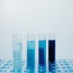 Kit de teste de água de aquário com frascos e leitura de cores